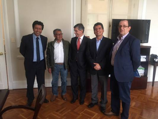Reunión con el Ministro del Postconflicto Rafael Pardo